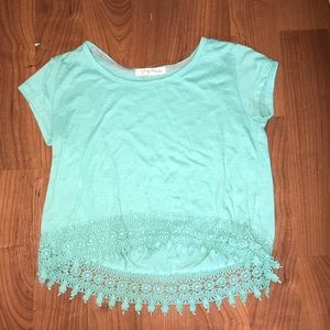 Mint Crop Top